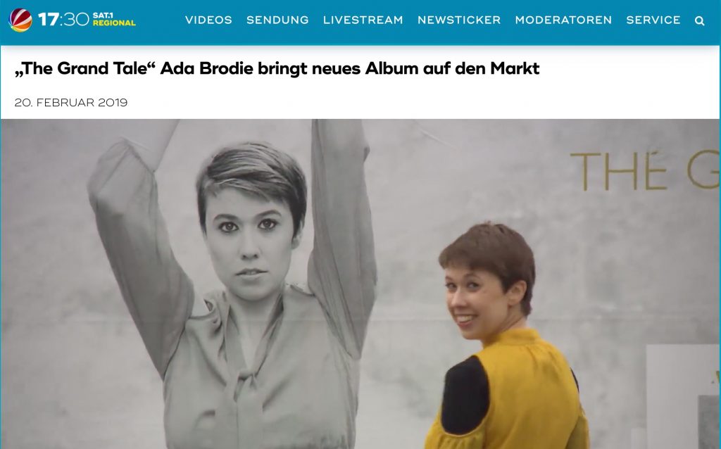 Ada Brodie Sat1 Mediathek Screen